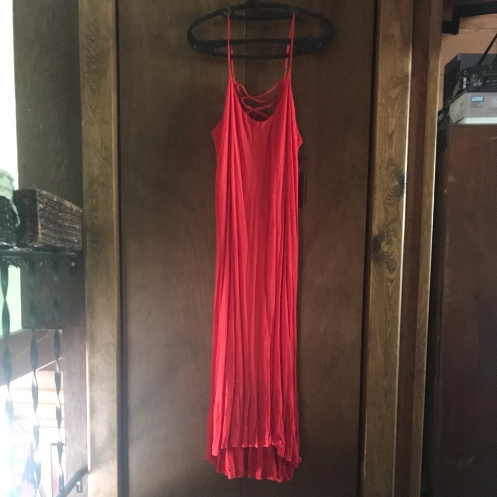 LuLu’s Red maxi sundress size L Large